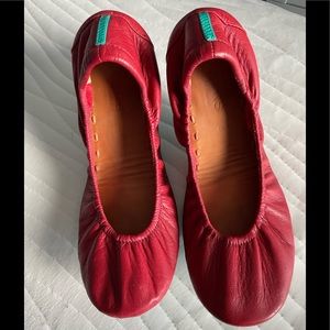 Tieks. Cardinal red. Size 9.